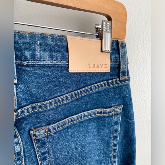 🔥TRAVE Revolve Irina Slim Wonderwall Jeans High Mid Rise Ankle Classic USA 26 - Picture 8 of 12